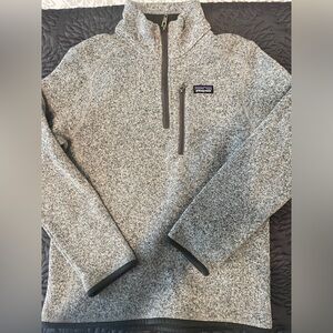 Patagonia Men's Zip-Up Sweater in Gray